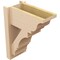 Ekena Millwork 8-in W x 16-in D x 20-in H Balboa Trad Rough Cedar Woodgrain TimberThane Outlooker, Primed Tan OUTUR080X16X20BOA04RCPR - alternate 6